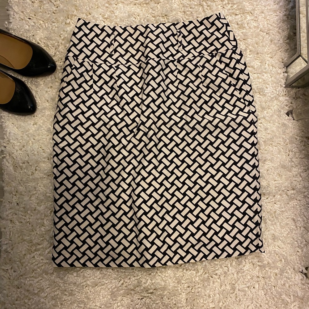 Antonio Melani Black and White Skirt